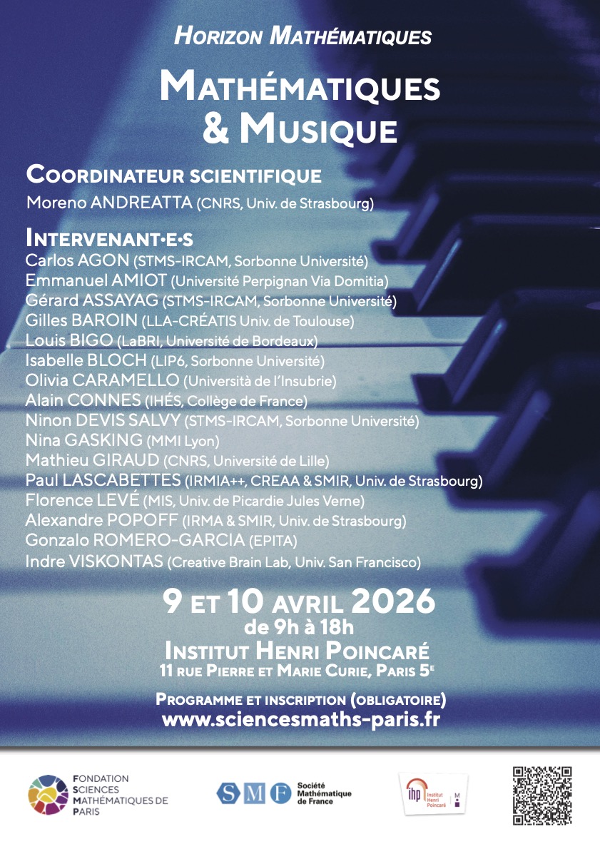 Affiche Maths et musique